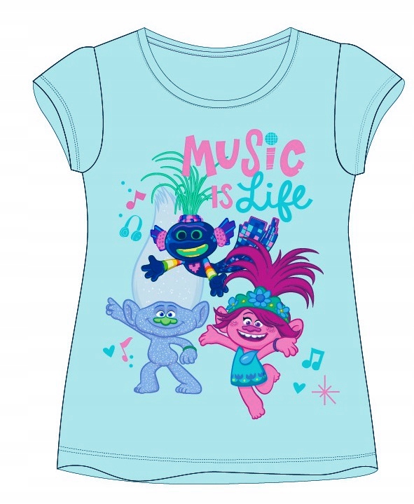 

koszulka t-shirt bluzka Trolle Poppy 104