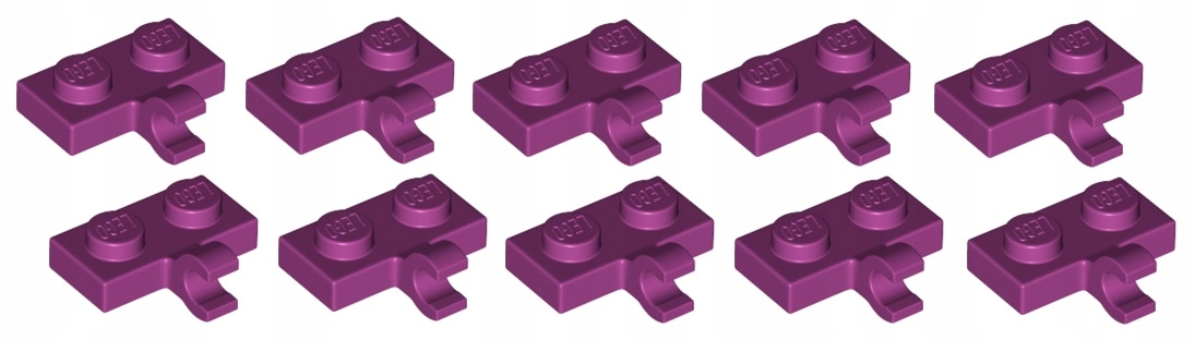 

Lego płytka zaczep 1x2 magenta 10 szt. 11476 65458