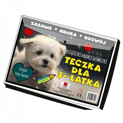 Teczka dla 3 latka. Książeczki mądrej główeczki 340x230 mm Love Books