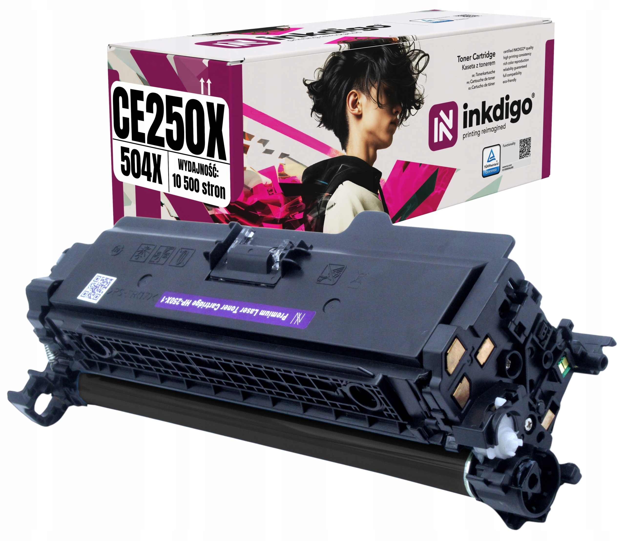 Toner CE250X 504X pro Hp Color LaserJet CP3525