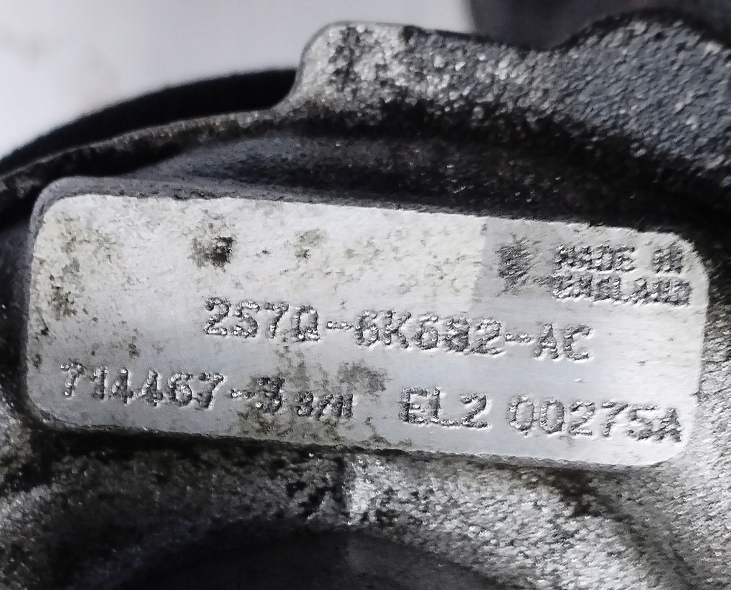 turbo FORD MONDEO MK3 2,0TDCI 2S7Q6K682AC