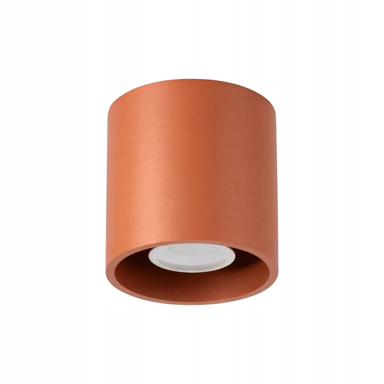 Sollux Lighting stropní spot orbis okrová červená 1xgu10 10w kulatý