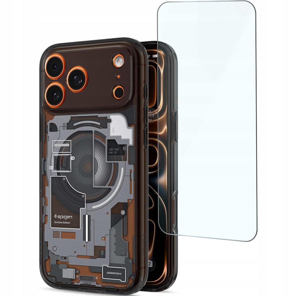 Etui ochronne do iPhone 17 Pro, Spigen Ultra Hybrid do MagSafe case szkło