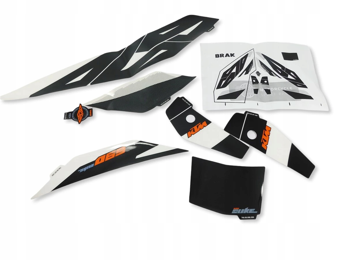 Dyha Nálepky Ktm 690 Duke 16-18 Nie Je Kompletná 76008099500