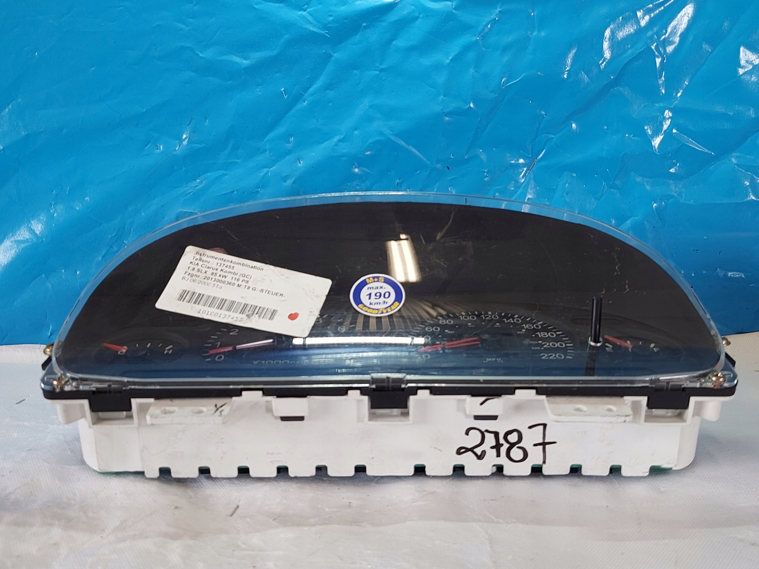 dials clock KIA CLARUS GC 1.8 B K9BA55430