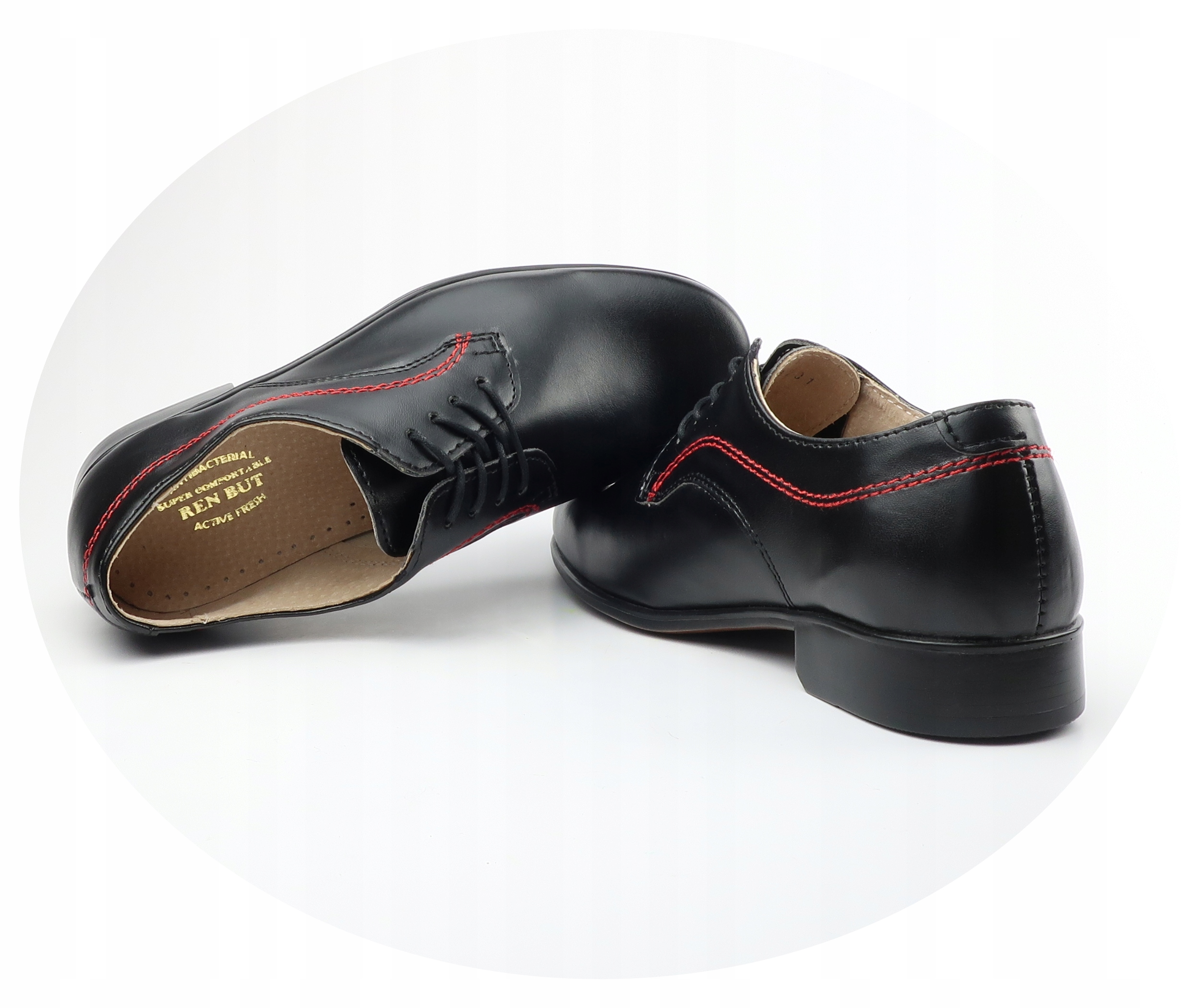 - 30% RENBUT PÓŁBUTY WIZYTOWE KOMUNIJNE SKÓRA 34 Kolor wielokolorowy