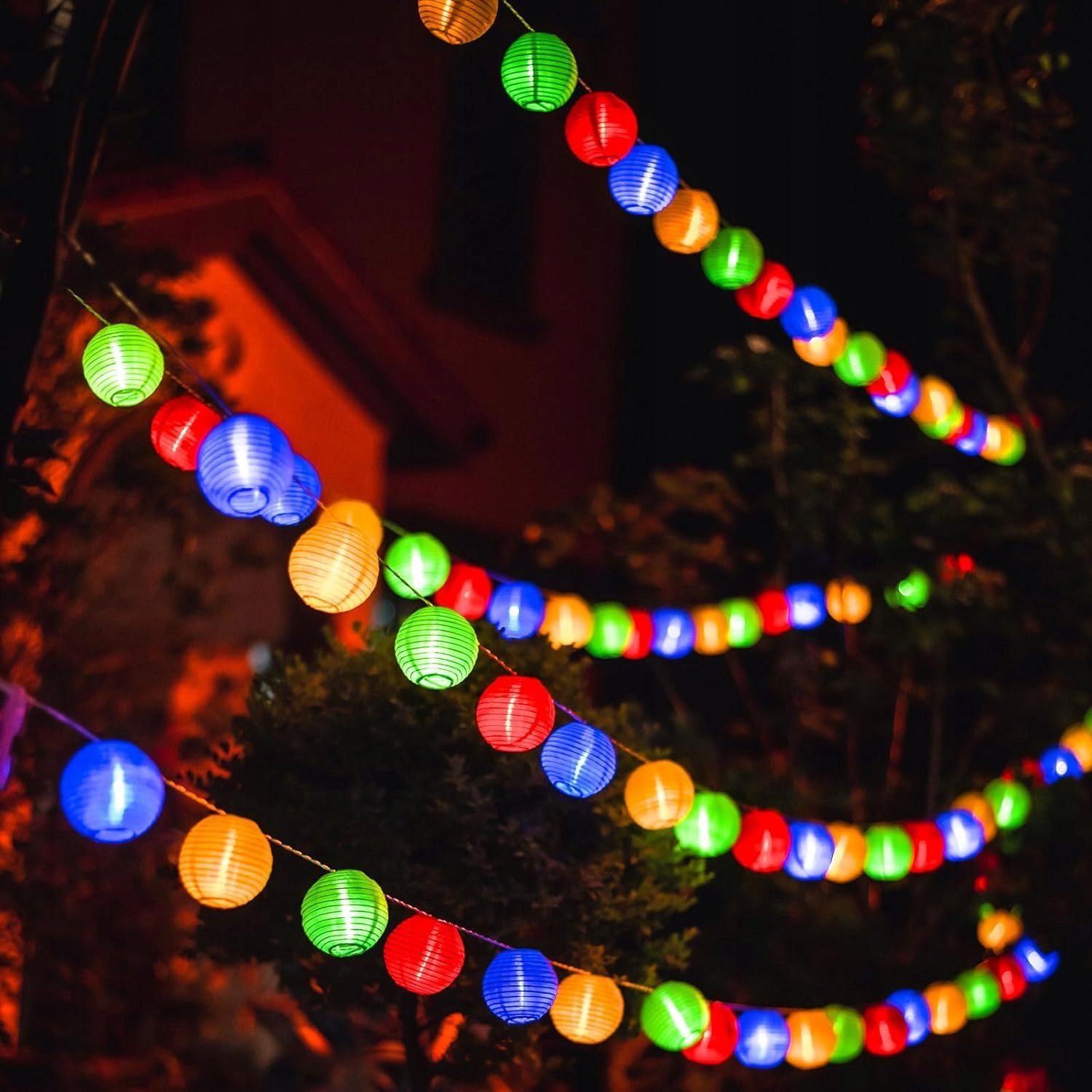 UPING Lampa LED 20szt Na Baterie Do Ogrodu Imprez Świąt Wesel 5m 8 Trybów — miniatura 7
