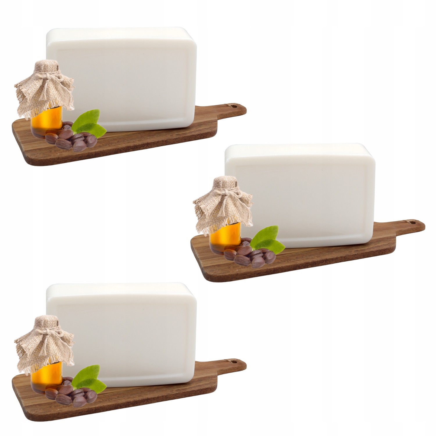 Glycerinová mýdlová báze Jojobový olej Sada 3x1kg