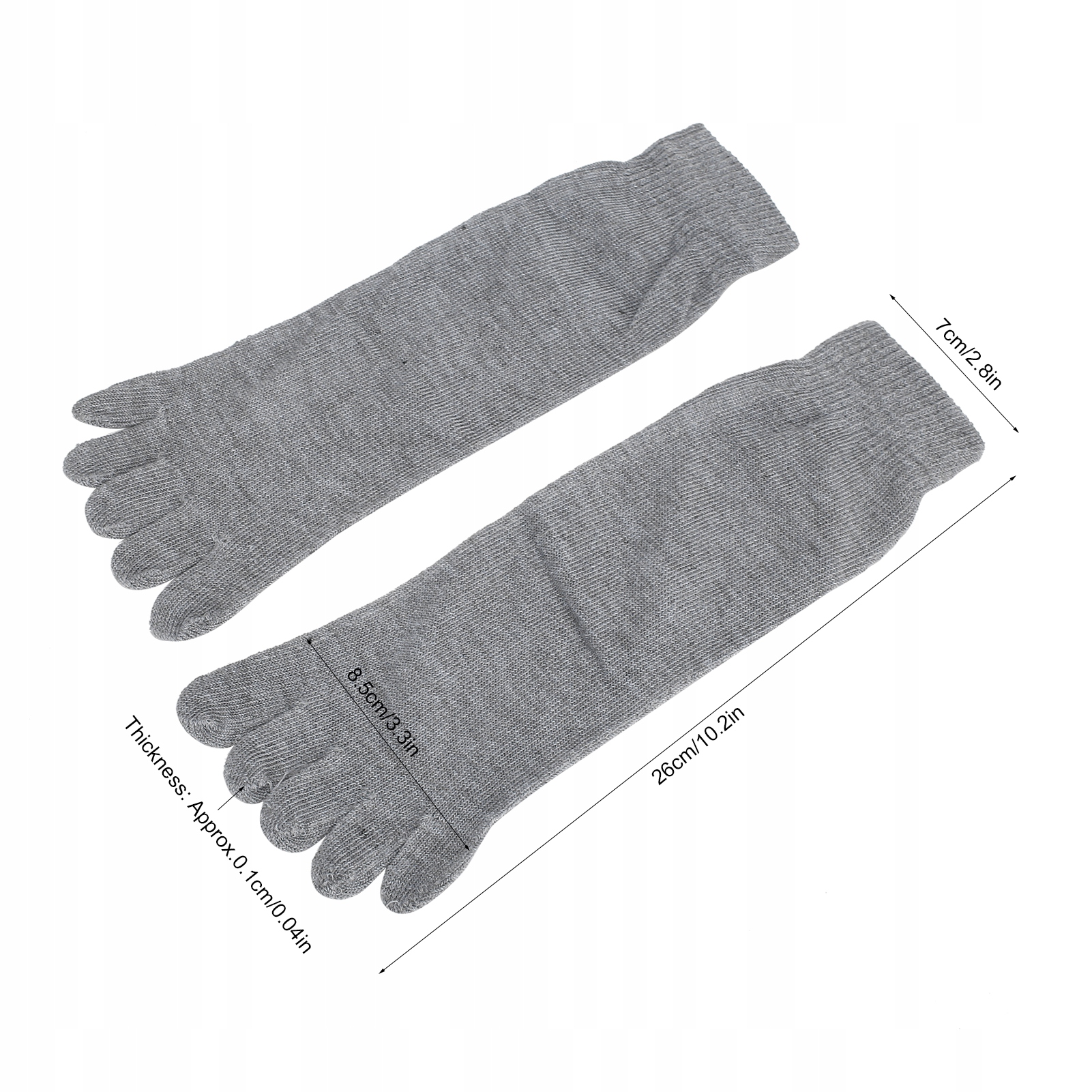 5 PAR SKARPETEK Z PALCAMI ODDYCHAJĄCE SKARPETKI Kod producenta 1411200539411