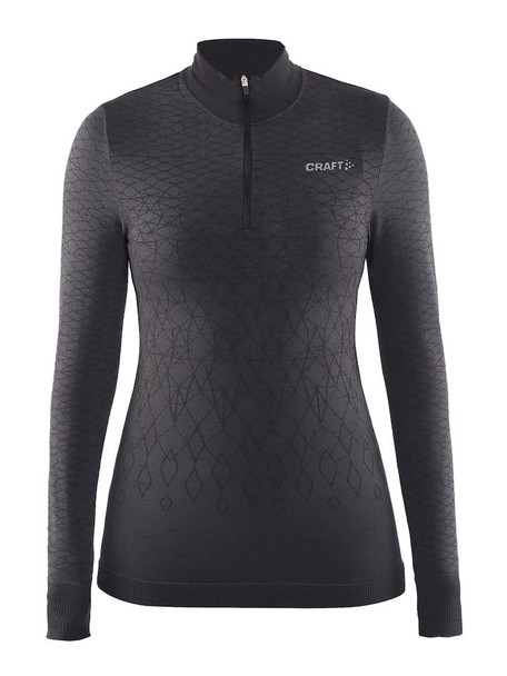 Bluzka Termoaktywna Damska CRAFT Wool Comfort Zip Roz. XL /H32/