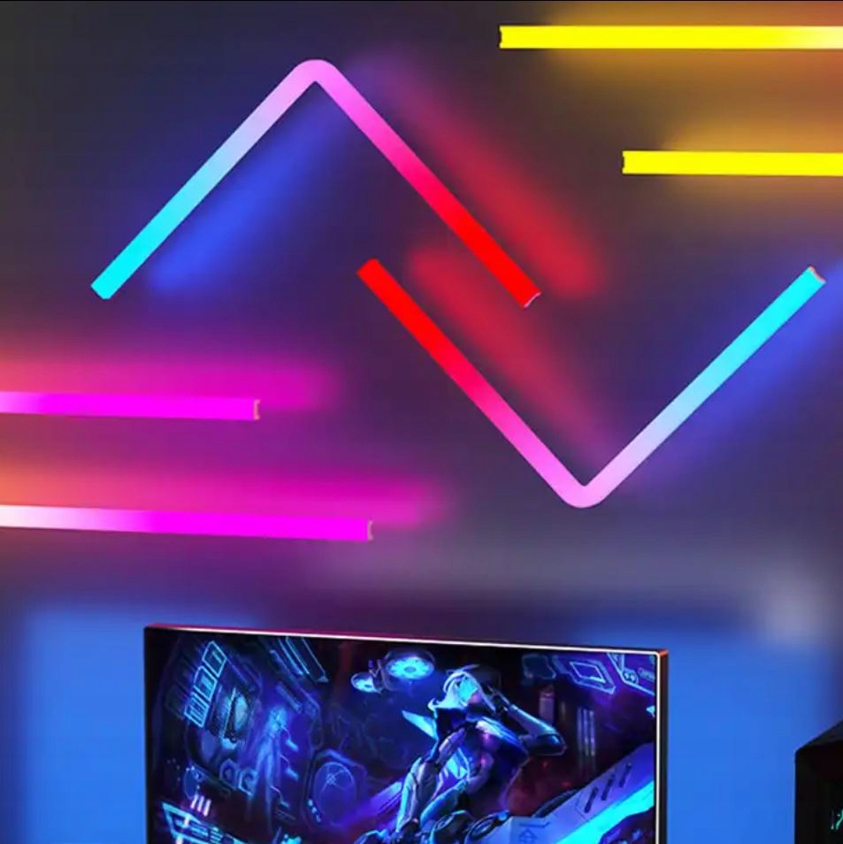 Inteligentne Panele LED Świetlne 6 Paneli LIGHTBAR RGBIC WiFi GLIDE WALL Kod producenta LIGHTBAR LED RGBIC WiFi TUYA