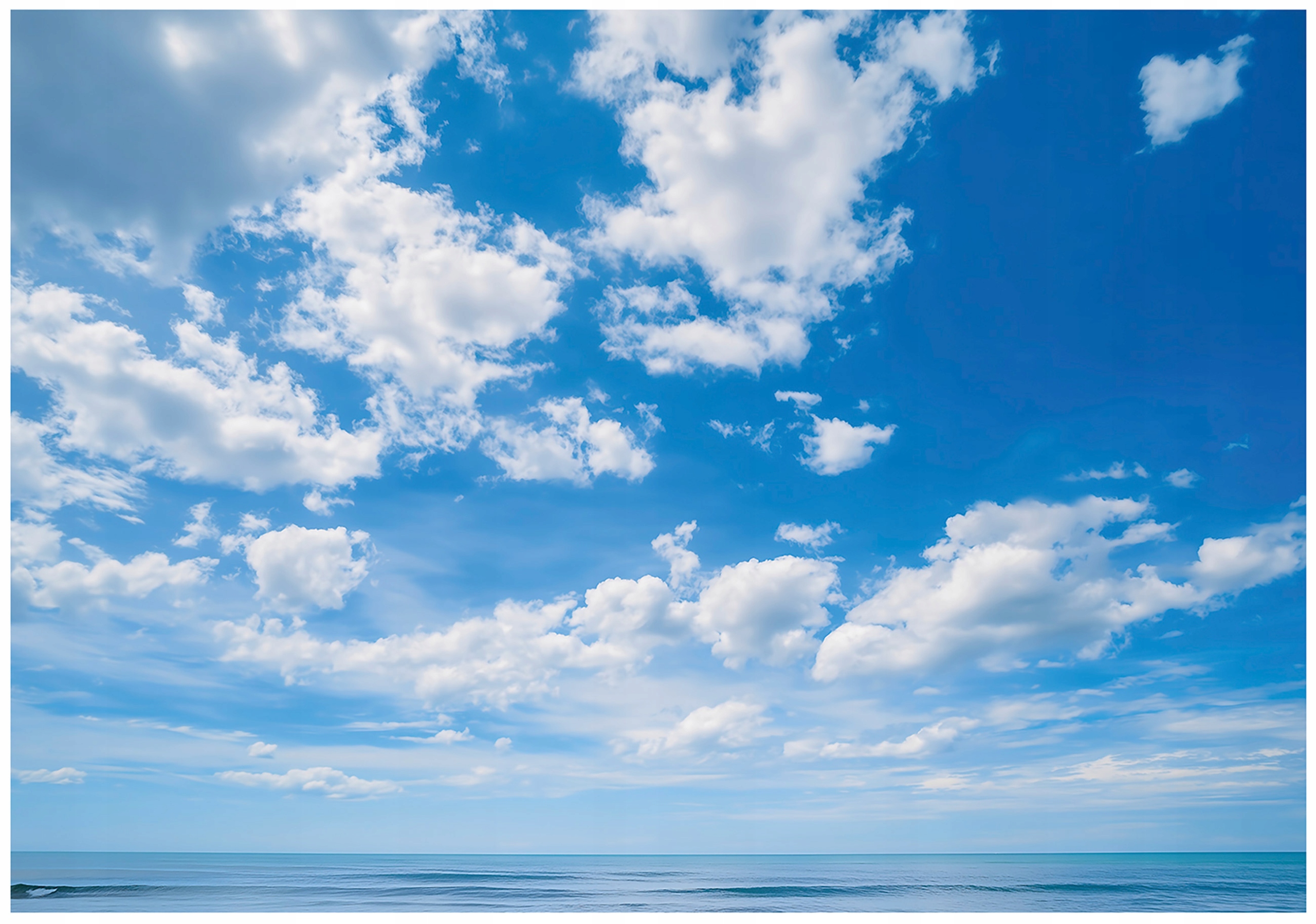 Fototapeta Modrá Obloha Mraky Tapeta Do Předsíně Obývacího Pokoje Kanceláře 200x140