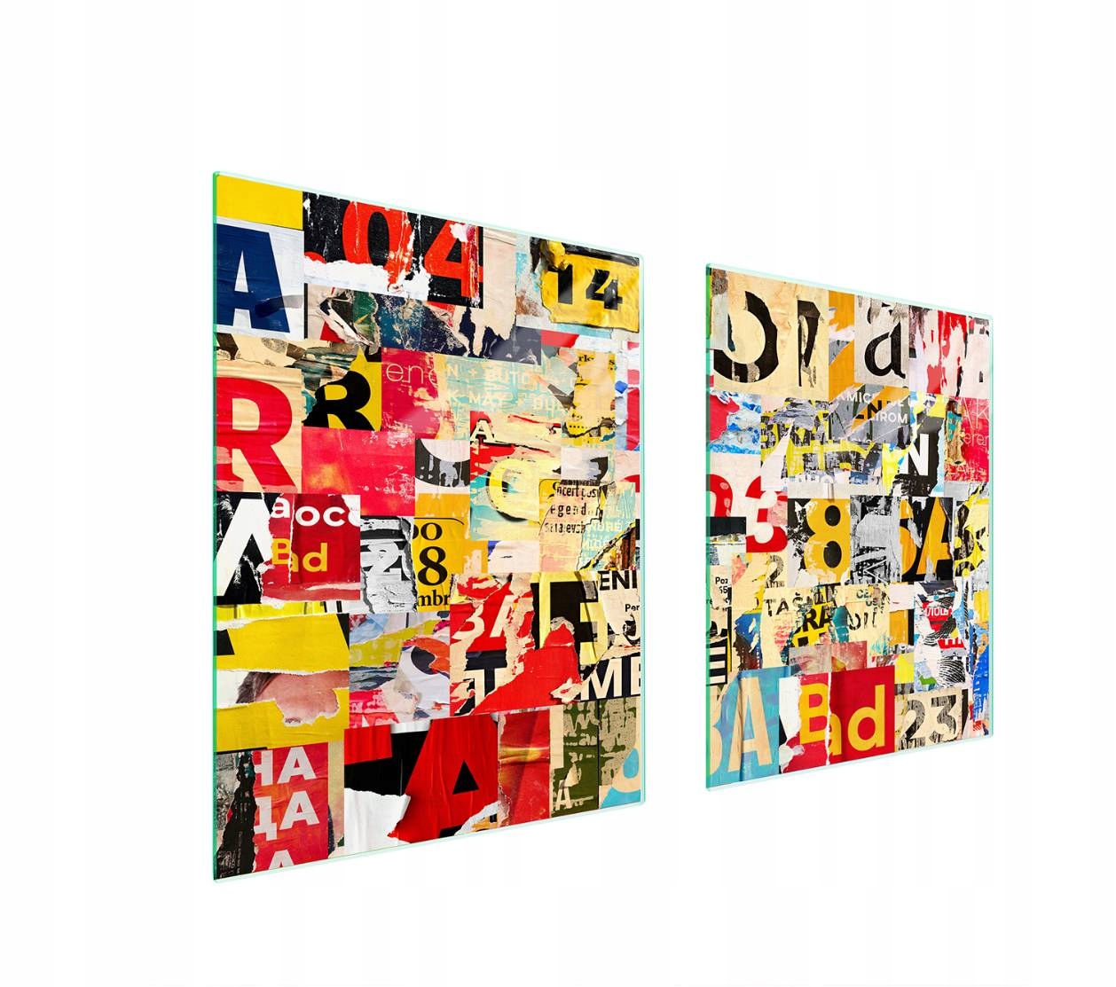 Skleněná ochranná deska na sporák 85x52 Pop Art sklo Indukce 7v1