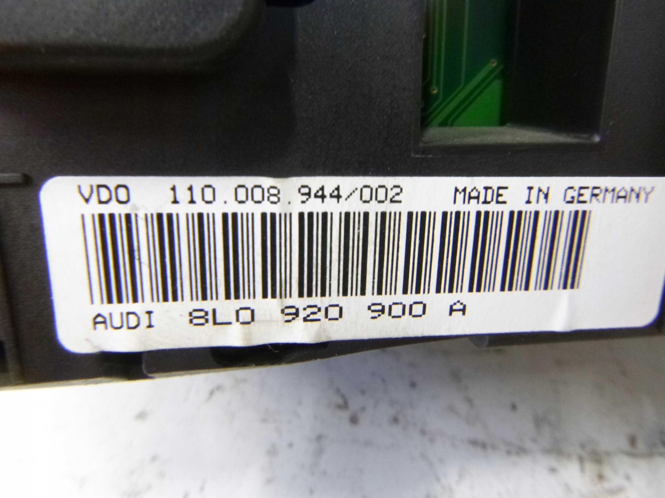 dials dials Audi A3 8L 1.6 B APF 96-03 8L0920900A OE EU