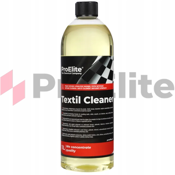 Proelite Textil Cleaner 1L Niskopieniący Płyn do Prania Tapicerki