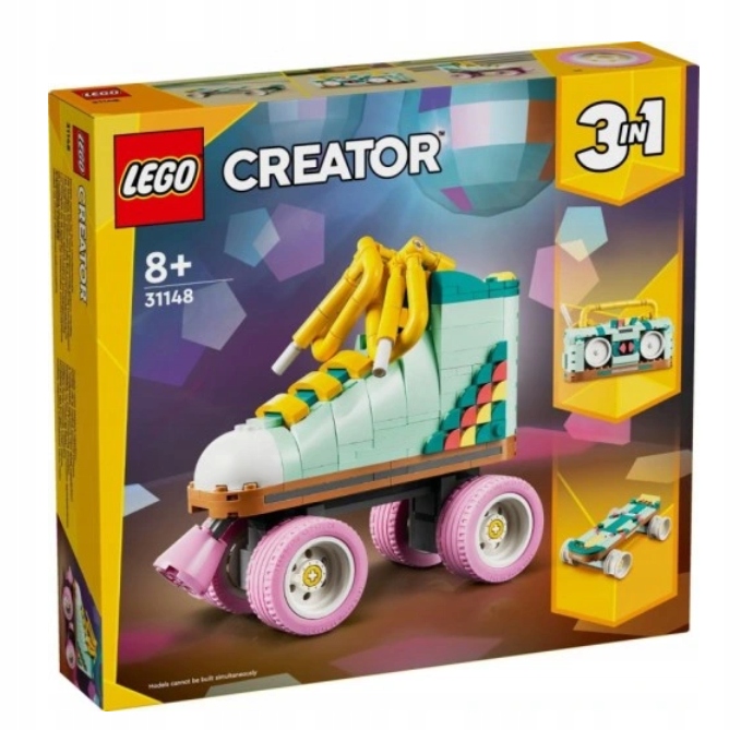 Lego 31148 Creator 3V1 Kolečkové Brusle V Retro Stylu