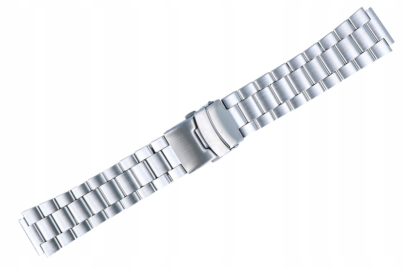 

Stalowa Bransoleta 19 MM srebrna zamek Orient
