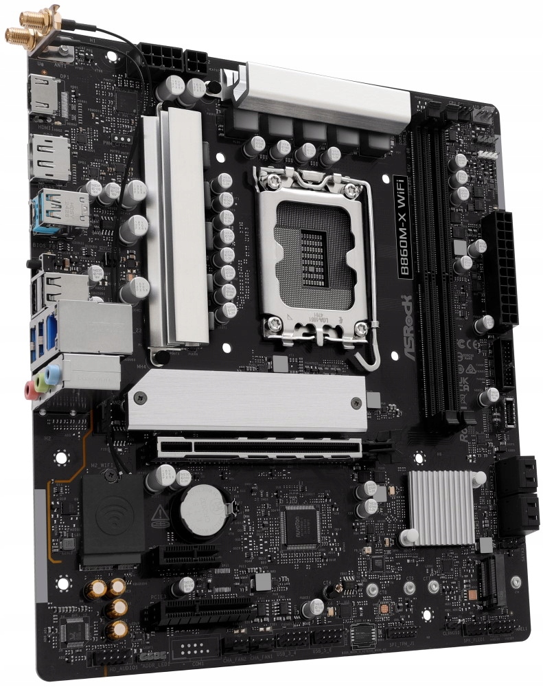 ASRock B860M-X WiFi Intel B860 LGA1851 2x DDR5 2x M.2 Hdmi Dp