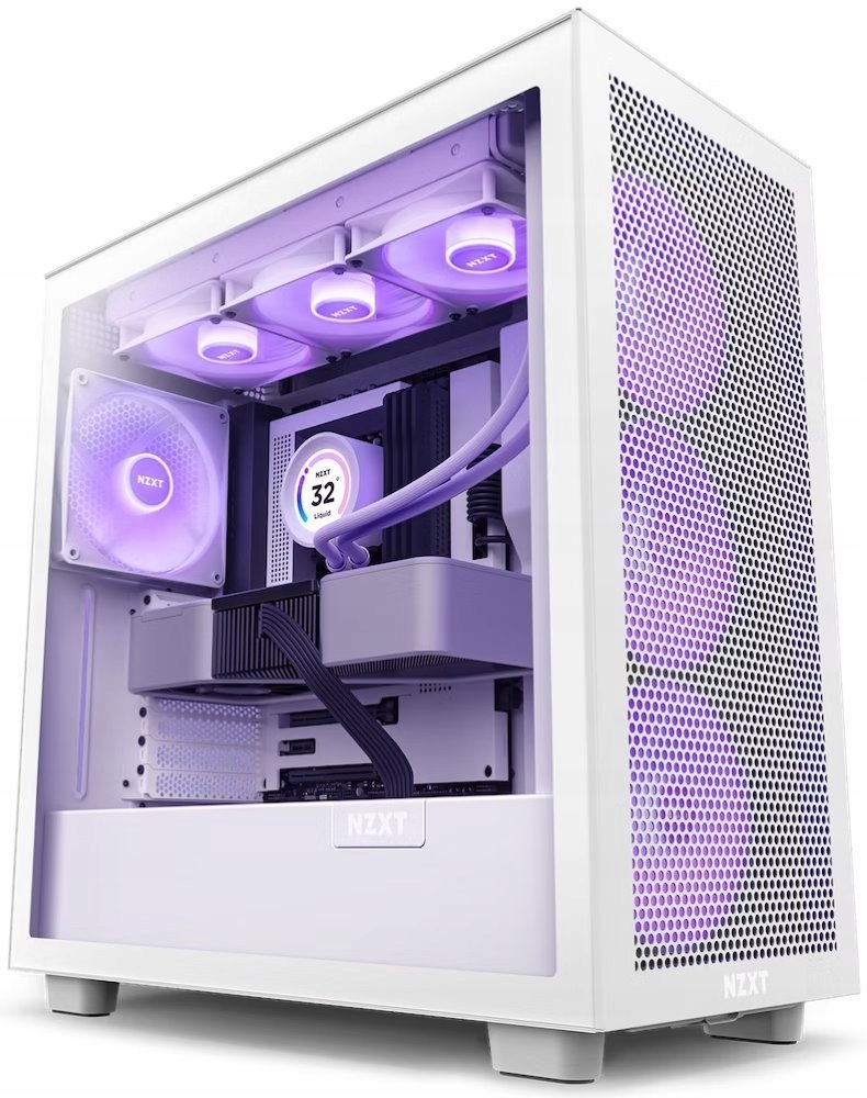 Nzxt skříň H7 Flow Rgb edition Atx 1x 360mm Rgb Fan/ Usb-c 2x Usb p