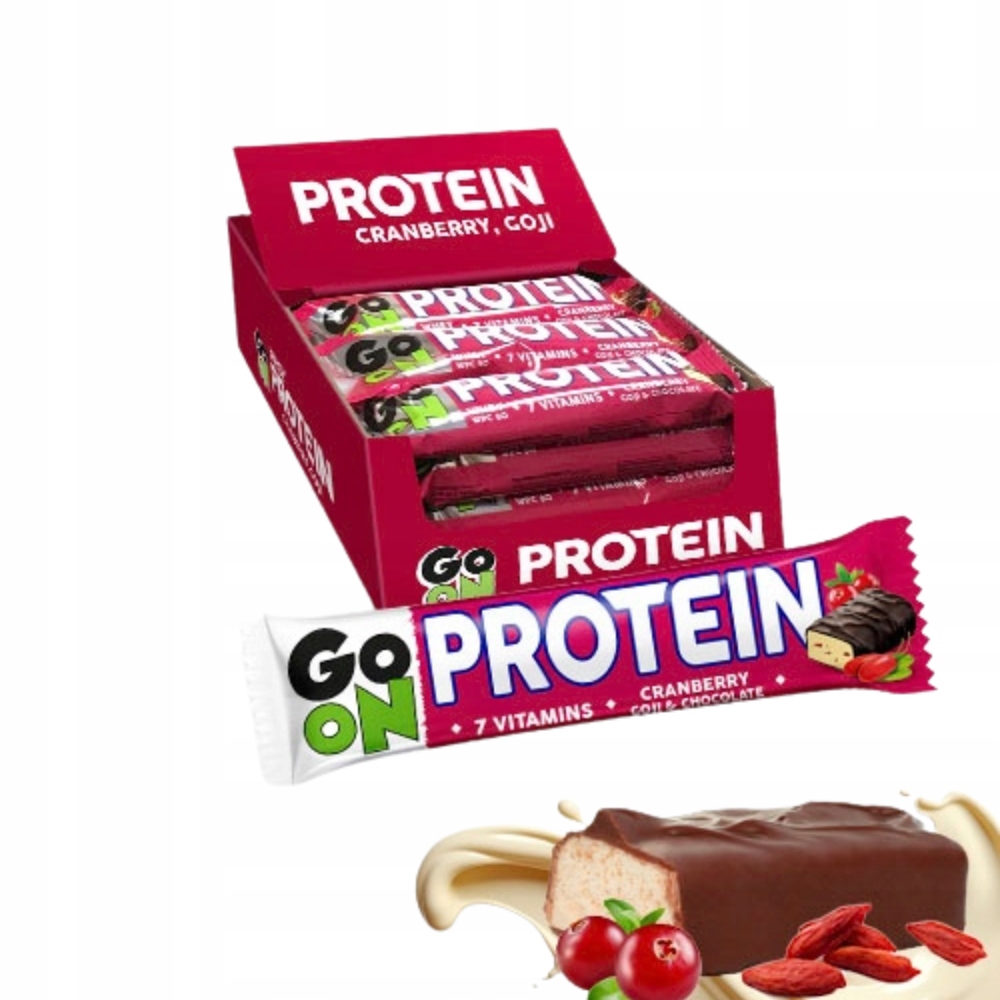 Levně Sante Go On Brusinková proteinová Tyčinka 50g x 24 ks