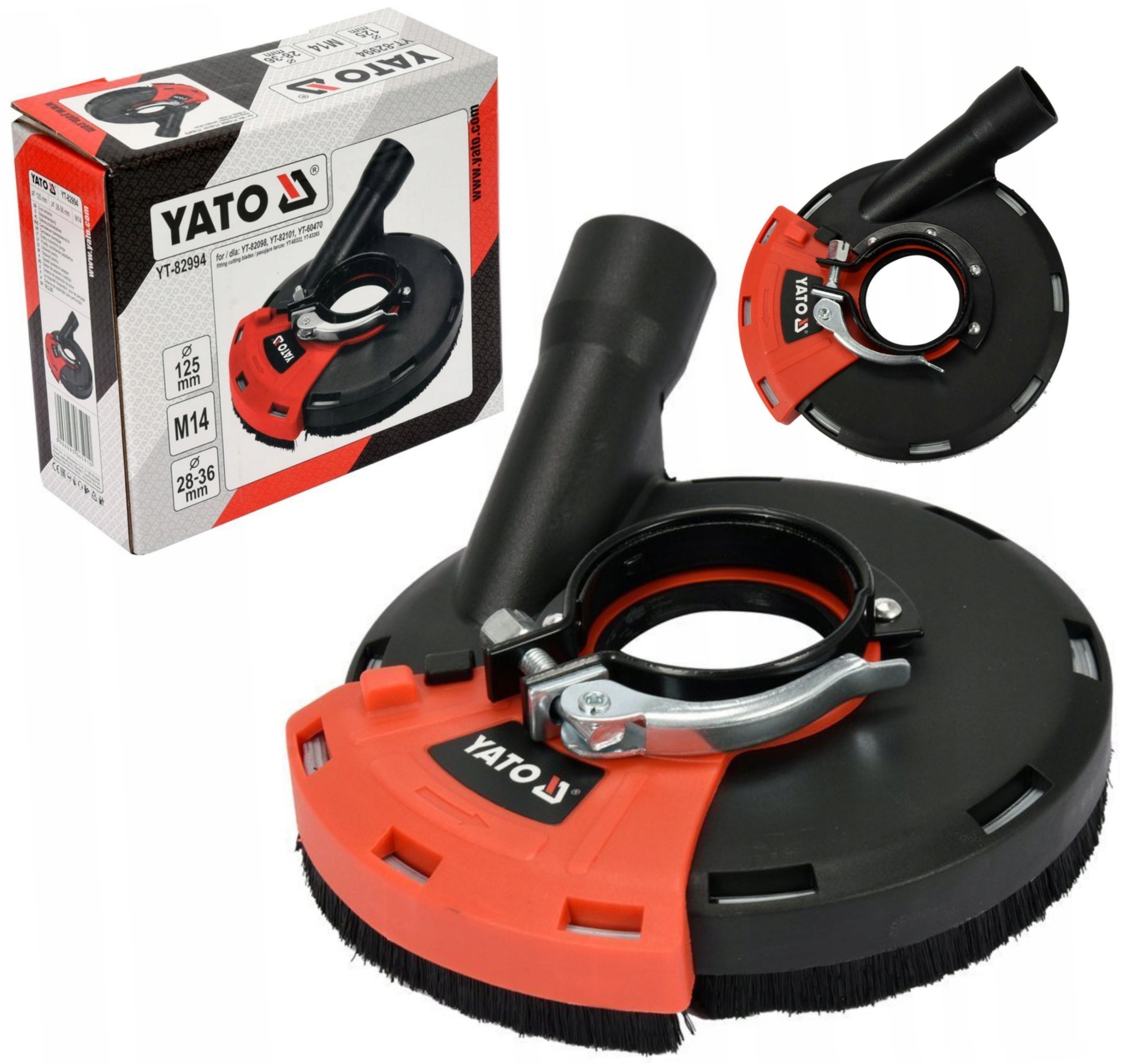 

Yato Osłona Odsysaniem Szlifowania Szlifierki 125