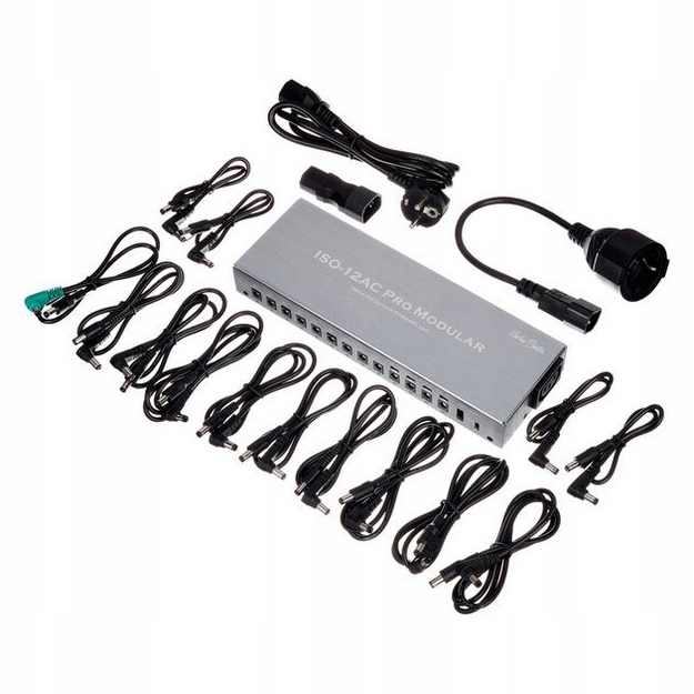 Modulární napájecí zdroj efektů Harley Benton PowerPlant ISO12AC Pro Modular