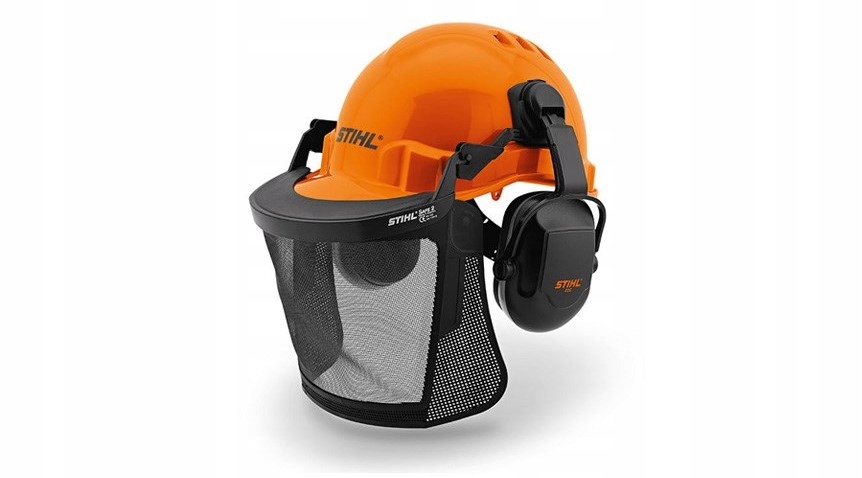 

Hełm Kask Ochronny Pilarz Stihl Nauszniki Function