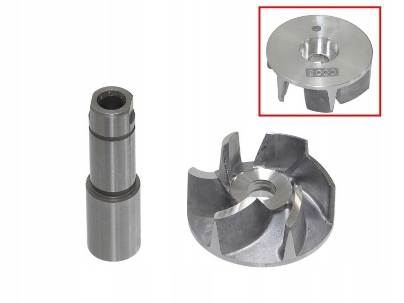 AT-10072A - BRONCO 2022/01 ВАЛ И РАБОЧЕЕ КОЛЕСО ВОДЯНОГО НАСОСА KAWASAKI