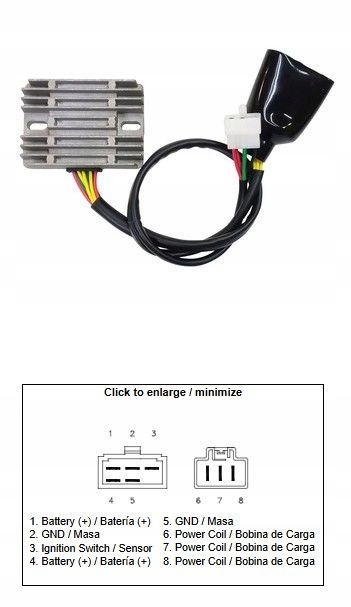 Regulátor Napätia Honda Vtx 1800 '03-'08 (31600-MCH-000) (12A) ()