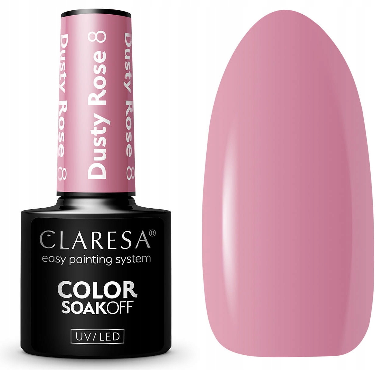 

Claresa Lakier Hybrydowy Dusty Rose 8 5G
