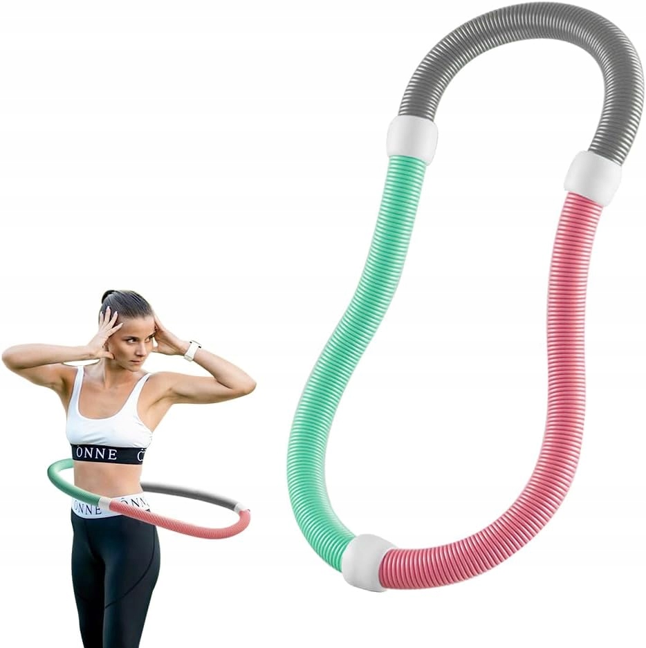 Fitness obruč Hula Hop zátěžová skládací 1,4 kg