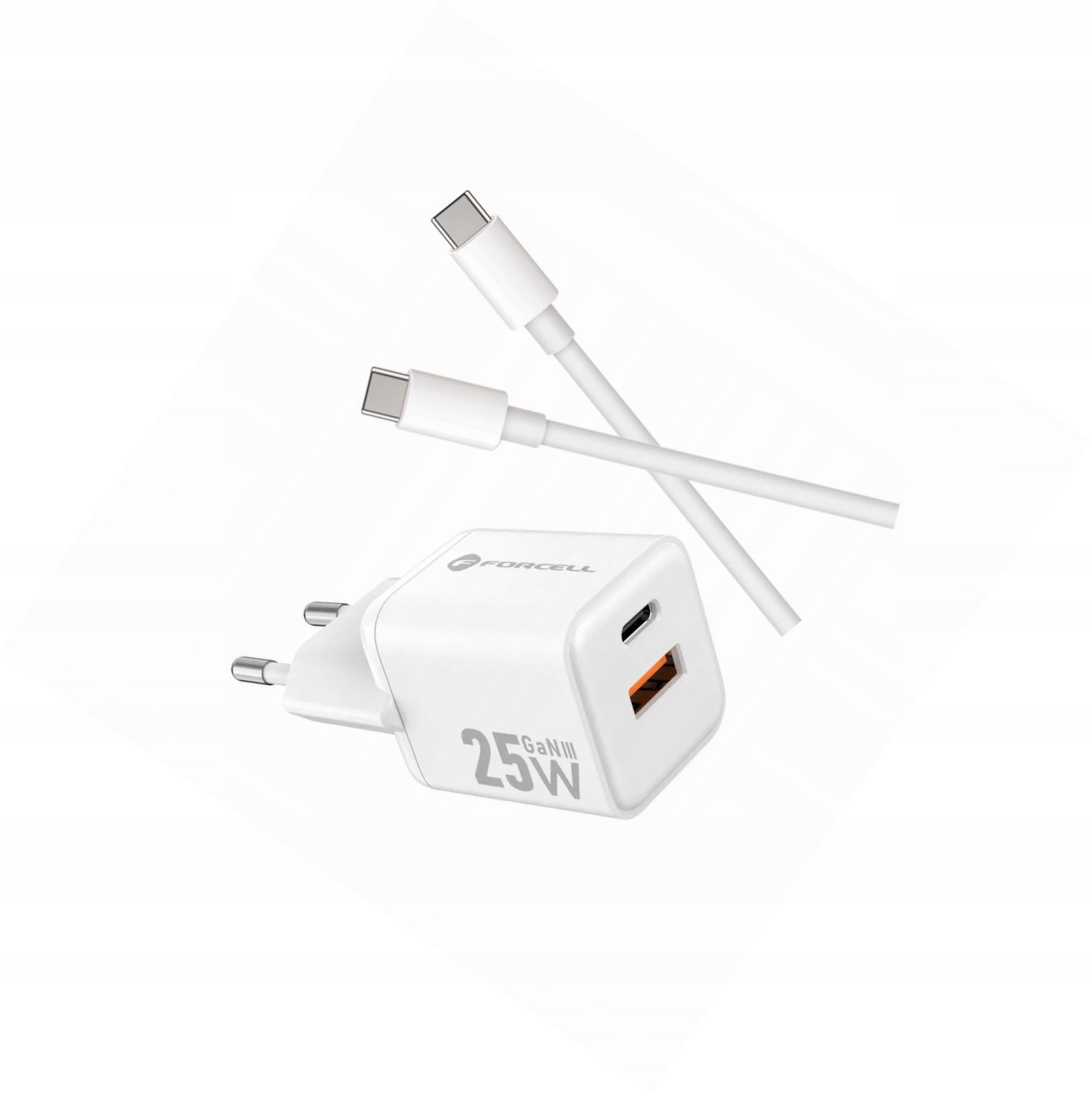 Szybka ładowarka Gan 25W z kablem Usb-c do Oppo Reno 6 Pro 5G Snapdragon