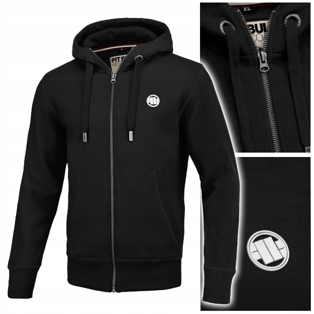 

Bluza meska z kapturem rozpinana Pit Bull r.S