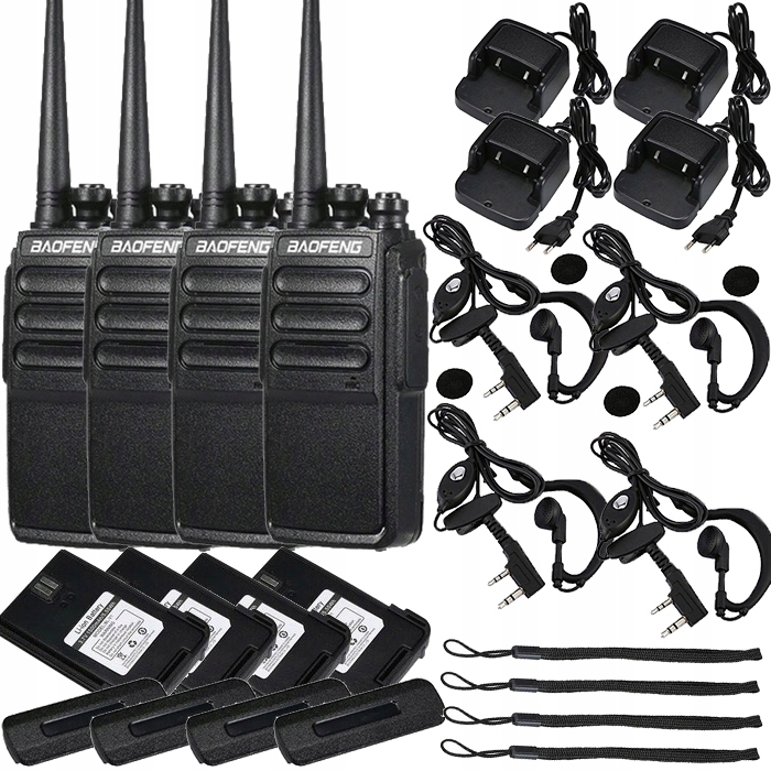 

Krótkofalówki Baofeng C3 Walkie Talkie Pmr 4szt