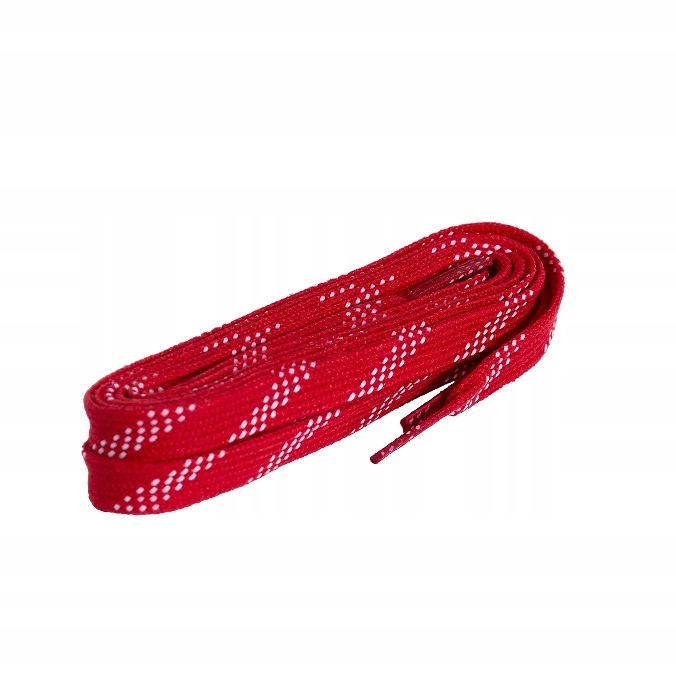 Sznurówki Do Rolek Powerslide Waxed Pro Laces Red 140CM Woskowane