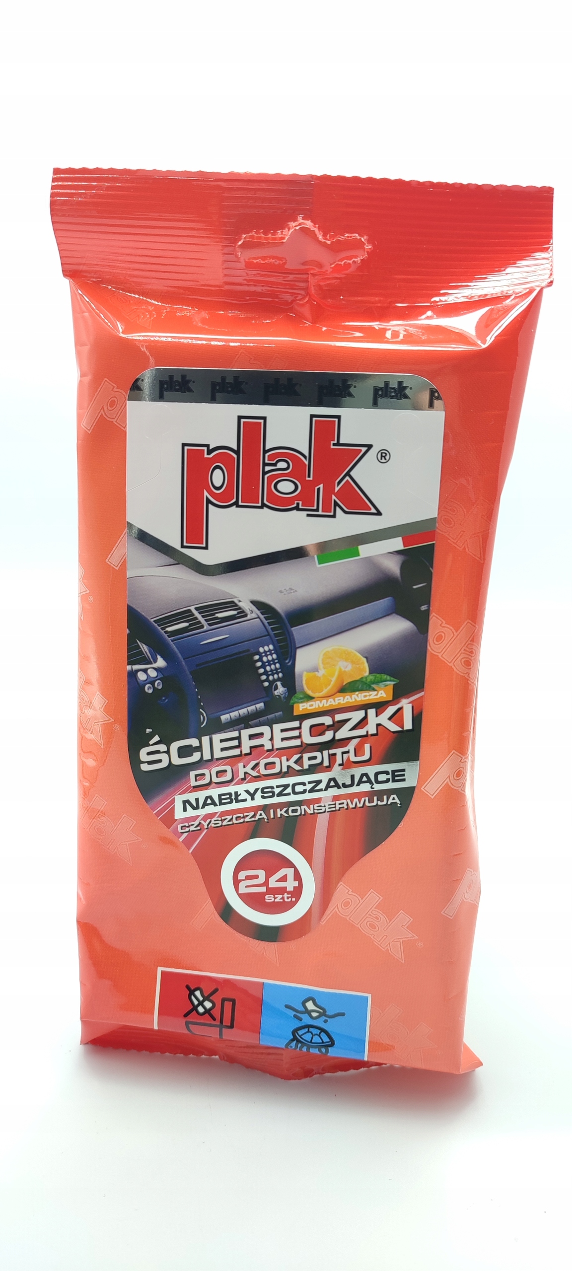 

Plak Ściereczki Kokpit Nabłyszczające Pomarańcz