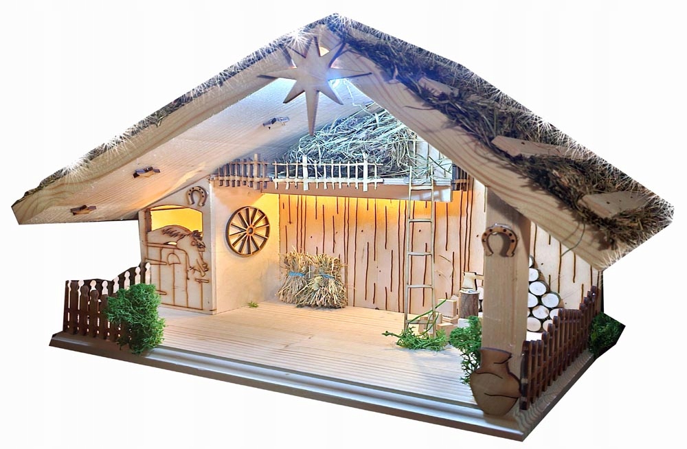 Vianočný Betlehem Stajňa Led, betlehemská drevená, sviatky