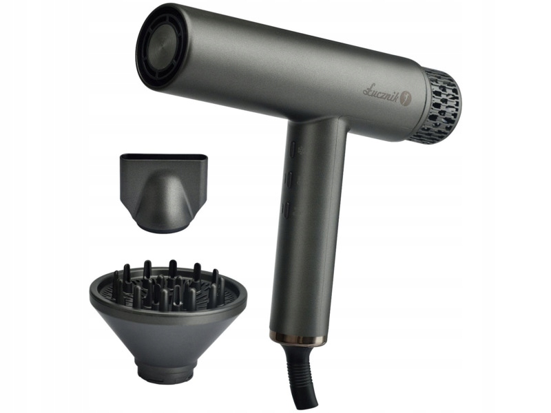 Suszarka Łucznik HyperAir Iq 1.0 Midnight Gray 1800W