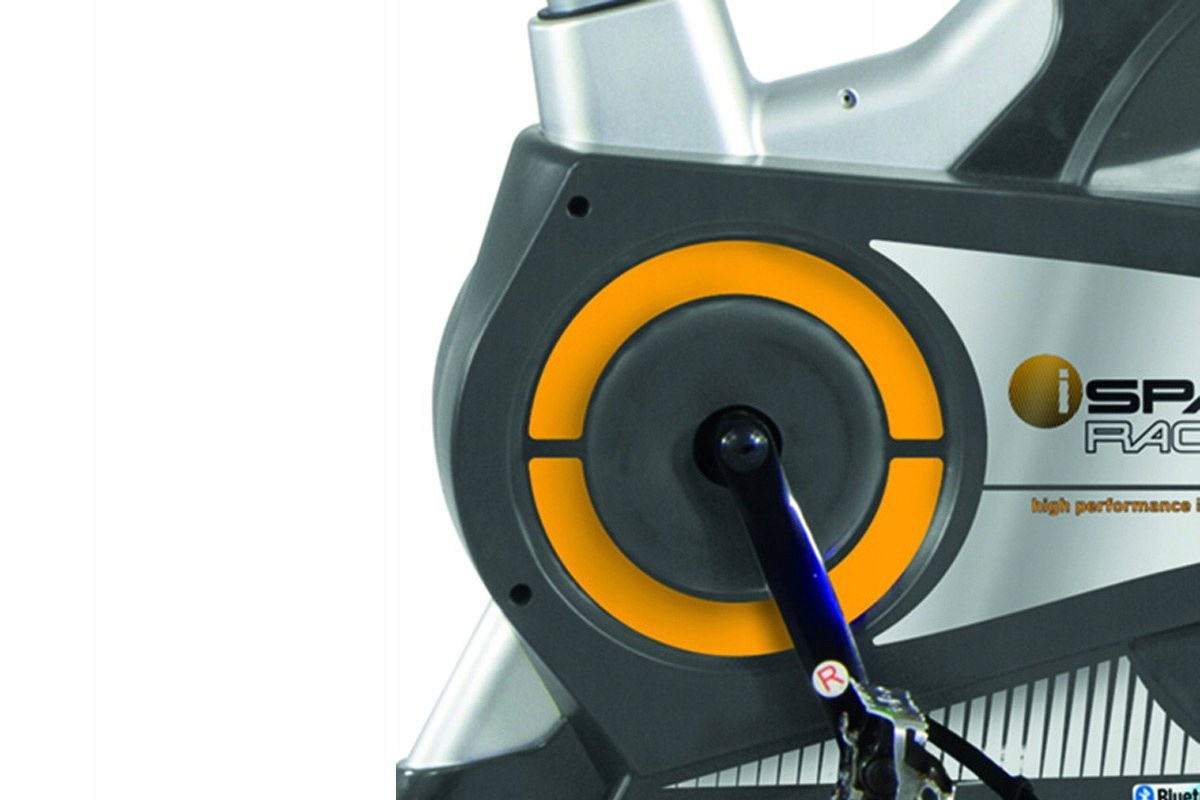 ROWER SPINNINGOWY I.SPADA II RACING BT /BH FITNESS Cechy dodatkowe Bluetooth regulacja kierownicy wyświetlacz miejsce na telefon/tablet programy treningowe