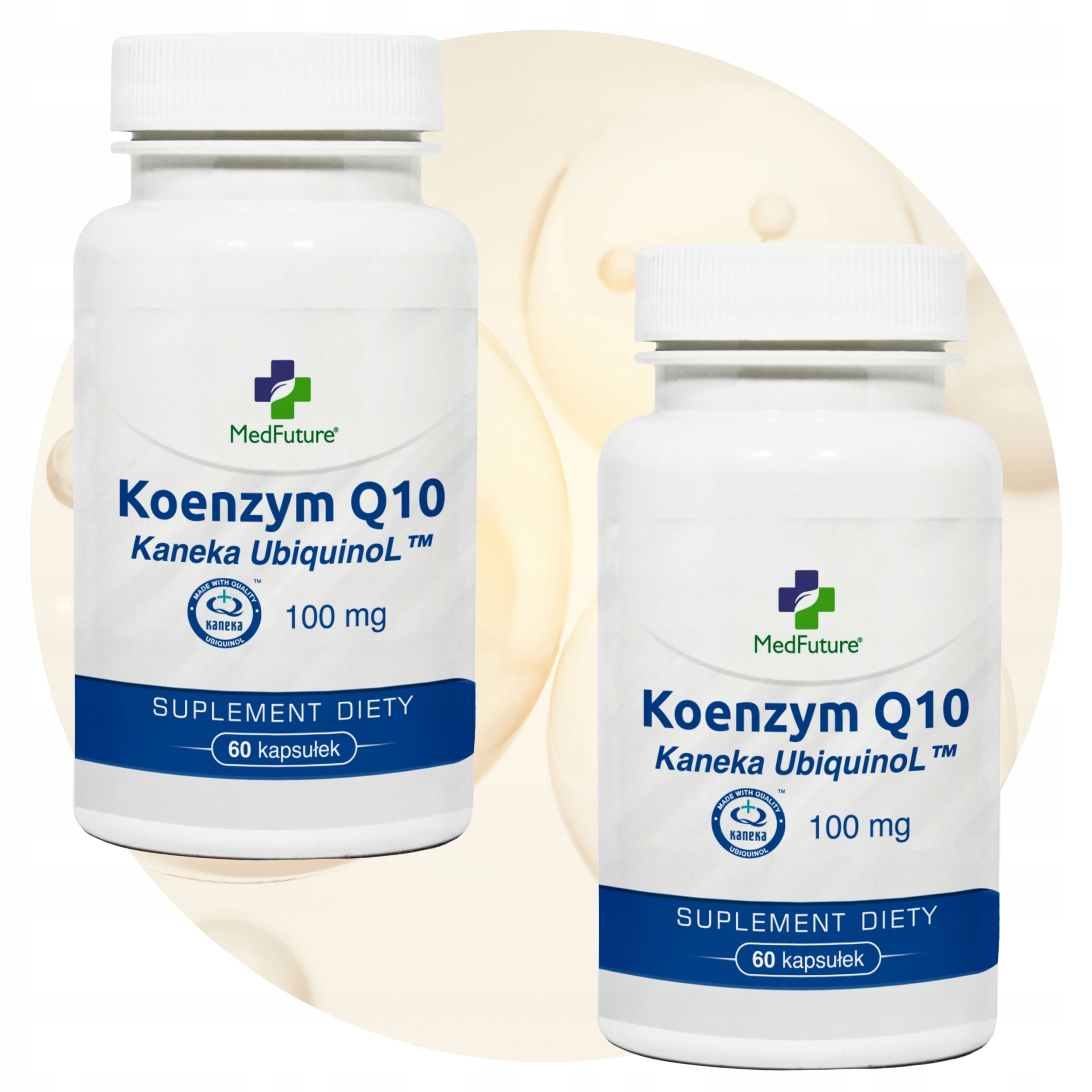 Kaneka UbichinoL 100 mg Aktywna, biodostępna forma Koenzymu Q10 Zestaw