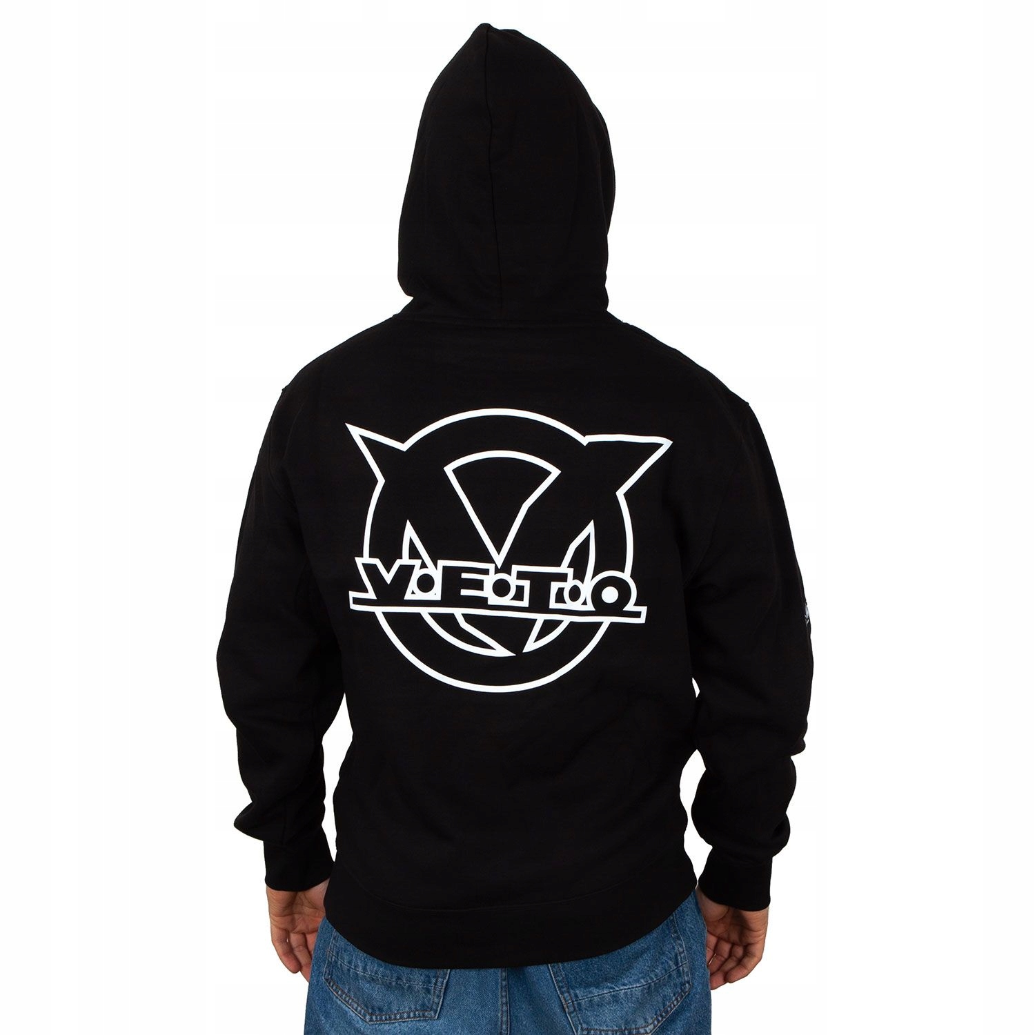 Mikina s kapucí Chillout x Veto černá XXL