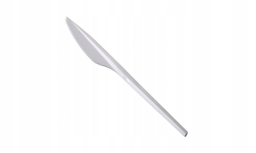 

Noż plastikowy jednorazowy biały 100szt.