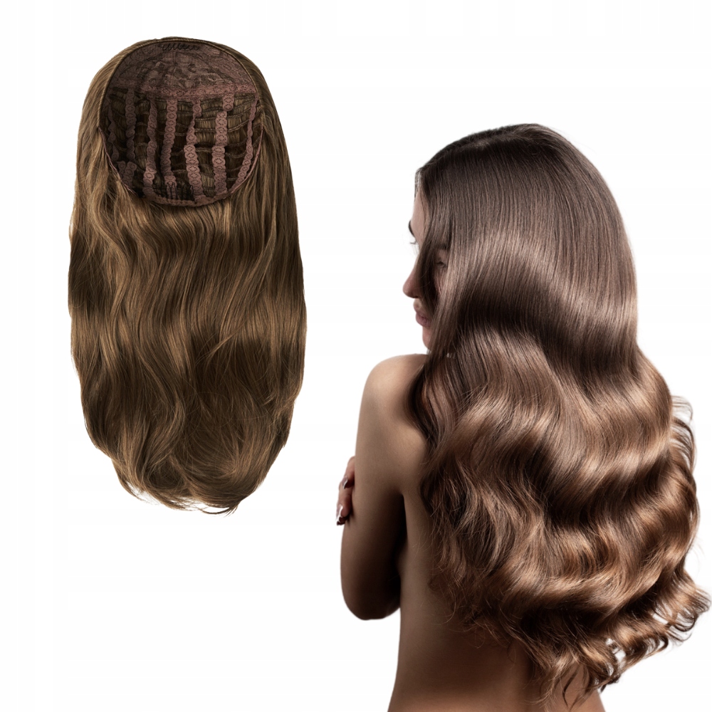 Poloparuka Naomi Half Wig příčesek 60 cm #M27/M6P/6
