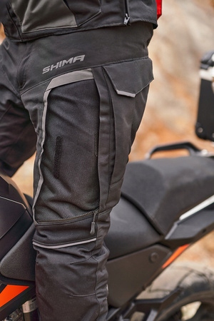 Spodnie motocyklowe SHIMA HERO 2.0 2 GREY GRATIS Rozmiar XXXL