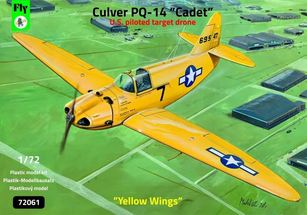 Culver PQ-14 'Cadet' Yellow Wings (2x camo) Fly 72061 1:72