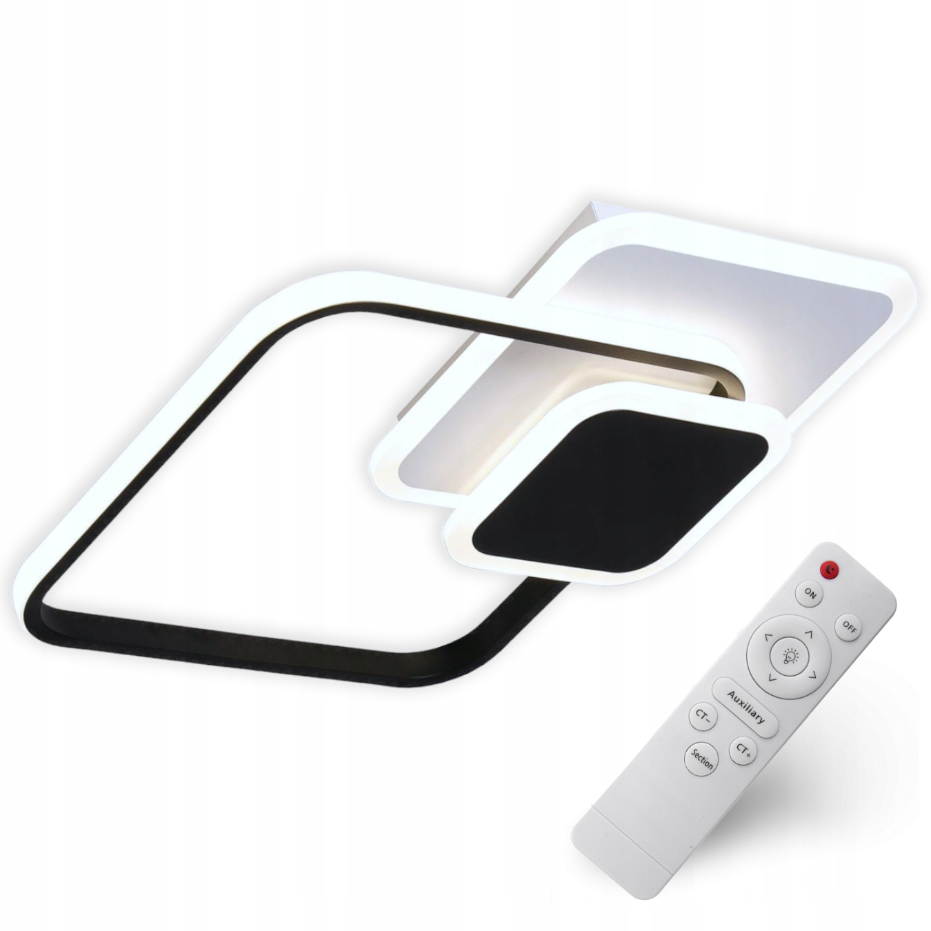 Závesná Led Stropná Lampa Stropné Svietidlo Luster 45 CM S Pilotom Variabilná Farba