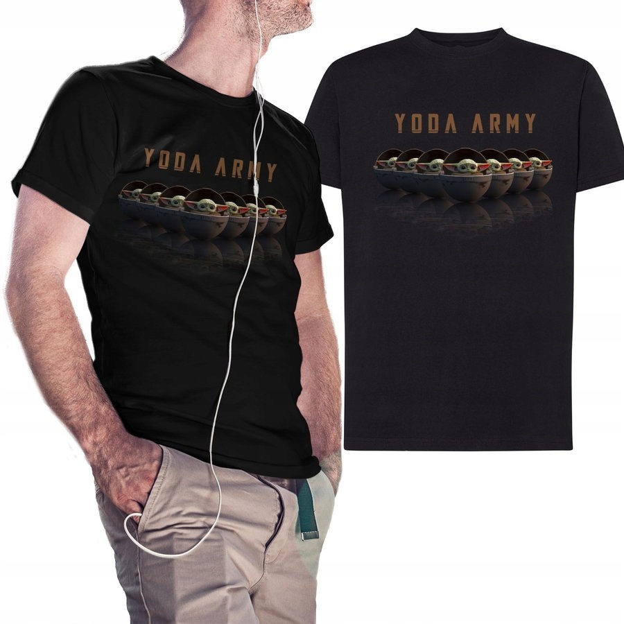 

Koszulka męska Mandalorian Yoda Army 3XL