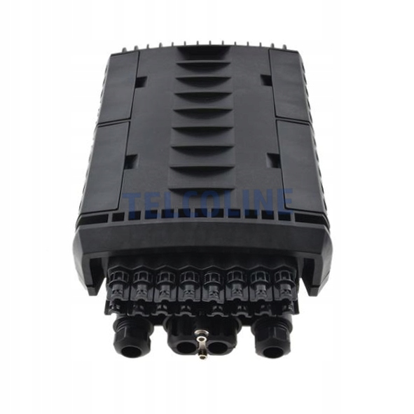 Mufo-přepínač Telcoline 16C 4:16, 4 vstupy, 16 výstupů, černý, mufa