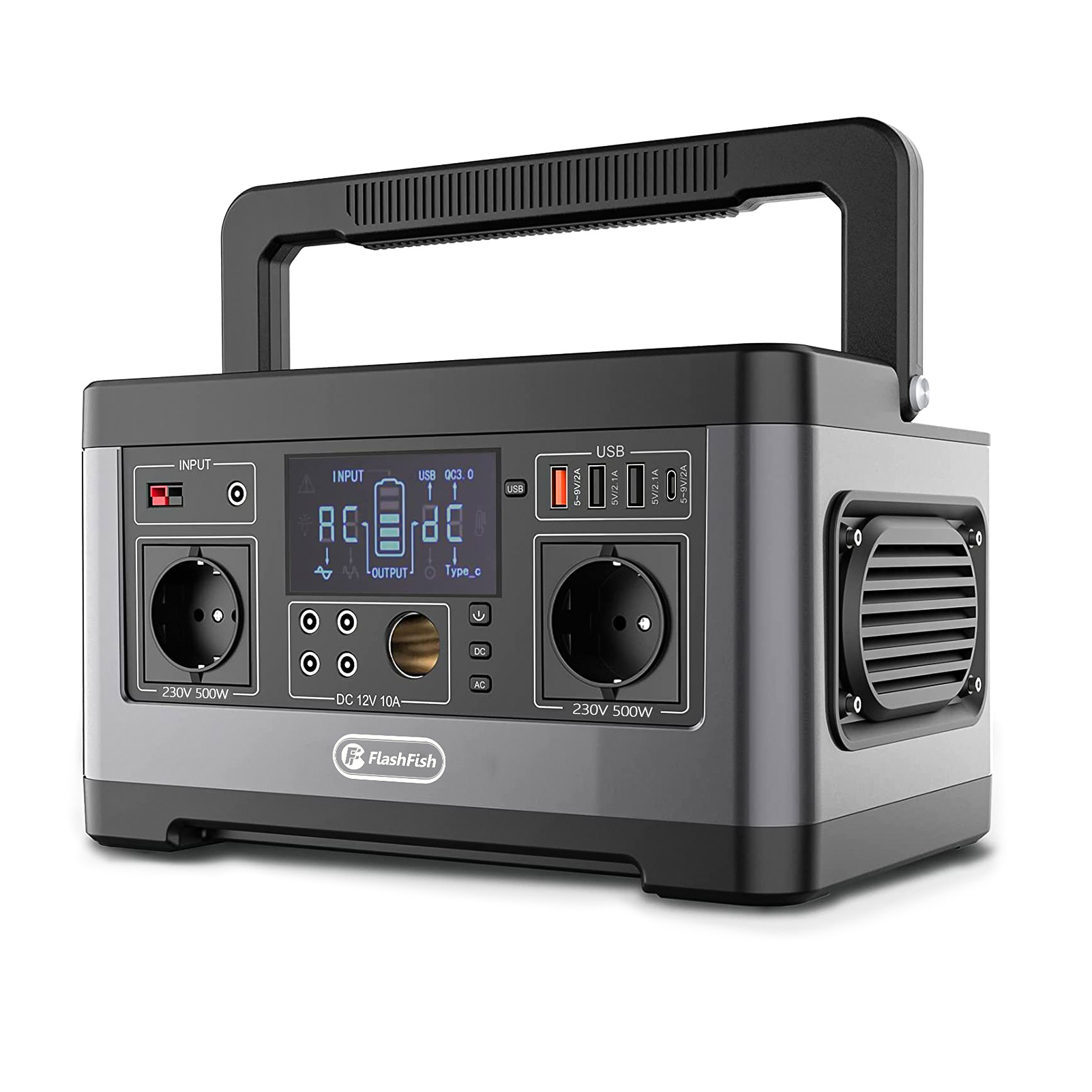 Stacja zasilania FlashFish P63 500W 520Wh CPAP Kod producenta 750749277293