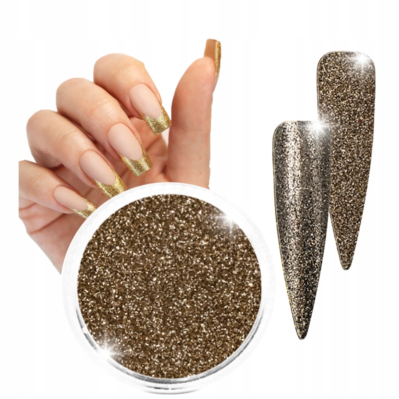 

Efekt do paznokci zdobień manicure tafla Platinum